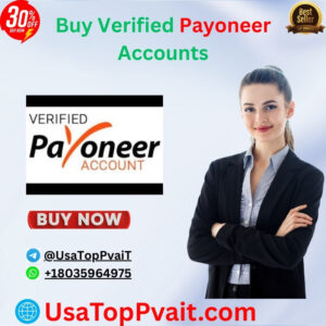 Scale your business when you buy verified Payoneer accounts from a trusted provider. Our accounts are 100% verified with real documents for hassle-free global transfers.